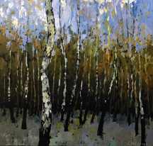 Passing Through Birches