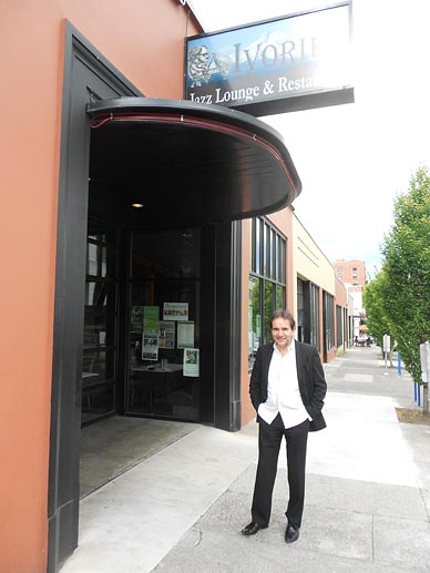 Michael Omer outside The Ivories